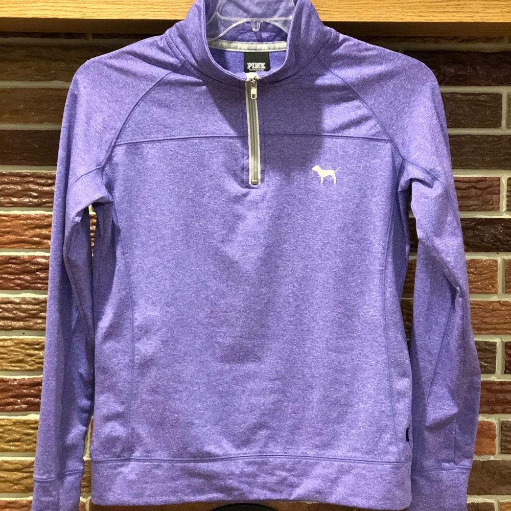 Purple VS PINK Athletic Quarter Zip!